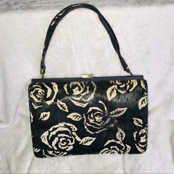 Rachel Riley | Bags | Rare Rachel Riley Calfhair Rose Print Bag | Poshmark